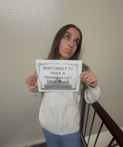 “most likely to make a freshman cry”